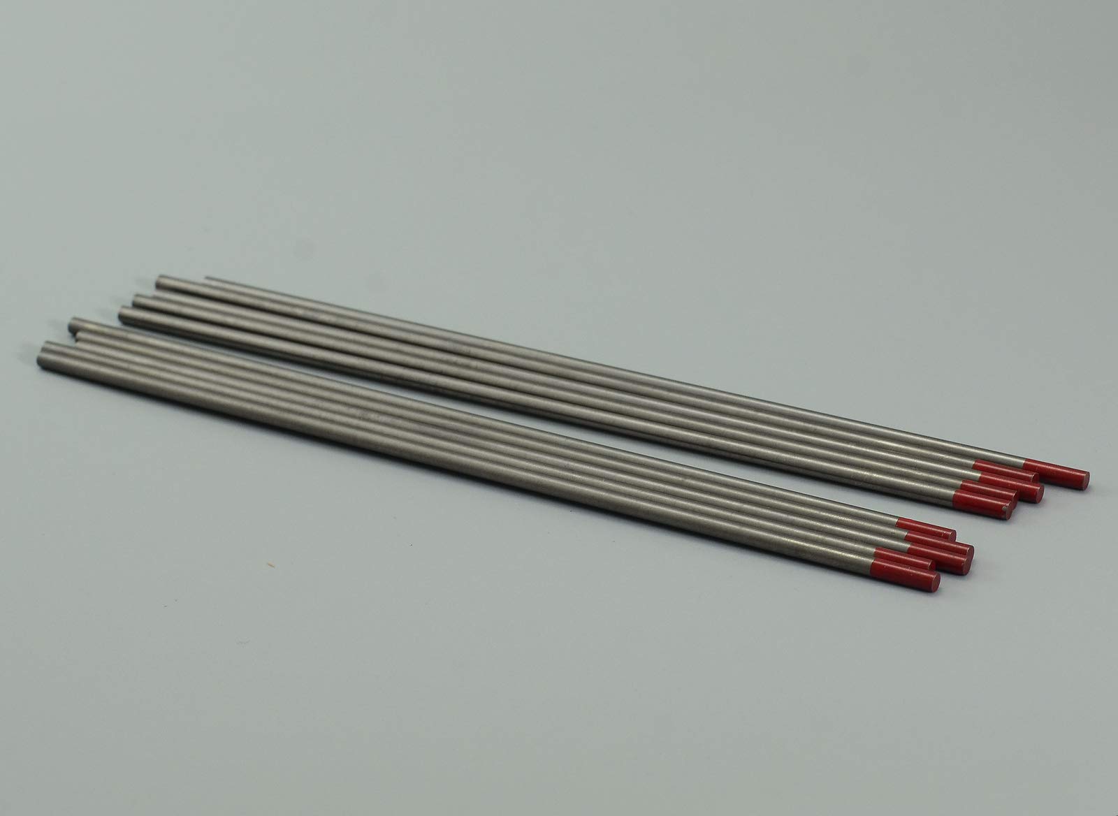 RIVERWELD 2% thoriated WT20 rode pruik lassen wolfraam elektrode 10 stuks 1.0 x 150mm & 0.040 x6 10PK