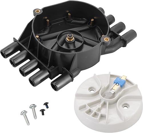 Miniatura 9 de V8 Kit de tapa y rotor para motores Mercruiser y Volvo Penta 5.0, 5.7, 6.2, 350 MAG MPI 5.0 5.7 GXI GI - 898253T29, 8M0060495, 3858975, 3858977,