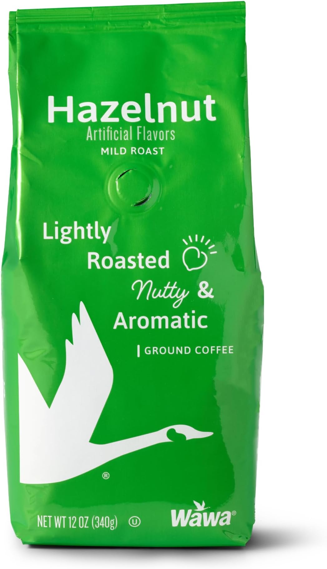 - Wawa Ground Coffee Mild Roast, Hazelnut, 12 oz Bag, Lightly Roasted, Nutty Aromatic Smooth Balanced Blend For Hot or Iced Coffee, 100% More Responsibly Sourced from Rainforest Alliance Certified Farms