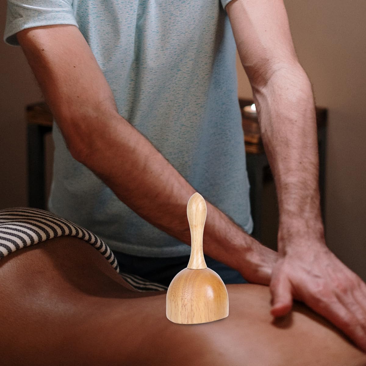 Kit Massaggiatore Drenante in Legno Coppette per Massaggio Anticellulite e Rilassamento Muscolare, Adatto per Gambe e Collo