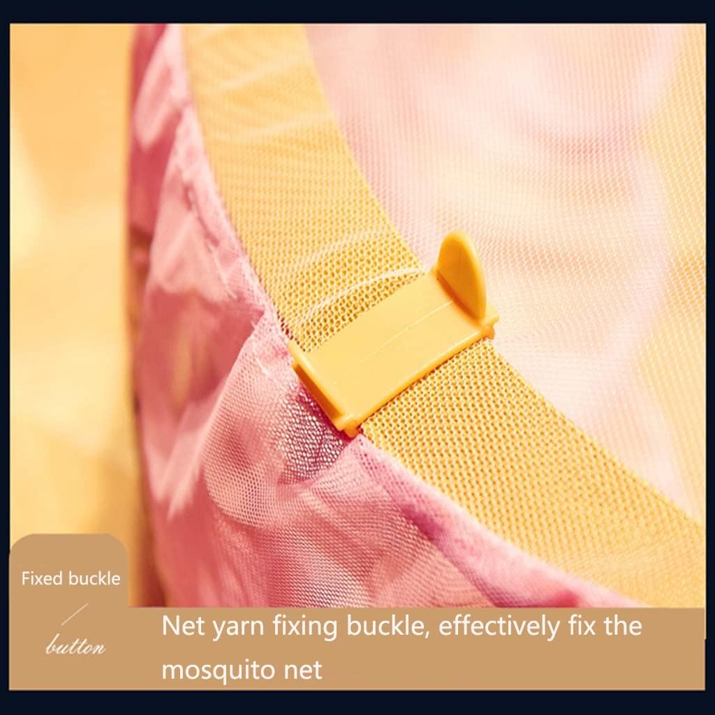 Bed Canopy Princess Style Shading Cloth Mosquito Net with Bracket Home Bedroom Decoration Bed Tent Curtain (Color : Blue, Size : 180 * 210cm)