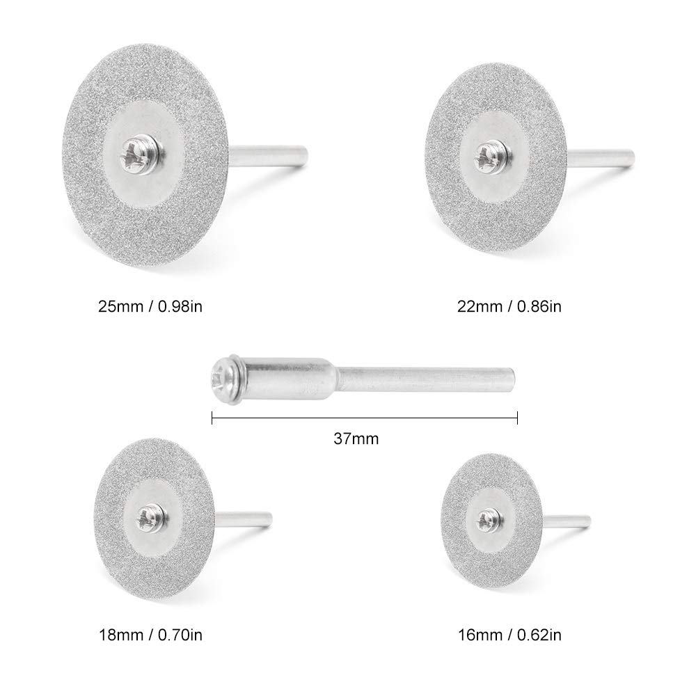 50 SZTUK Brzeszczoty 25mm 22mm 18mm 16mm Tarcza tnąca do elektronarzędzia Tarcza tnąca Piła tarczowa Szlifowanie tarczy tnącej