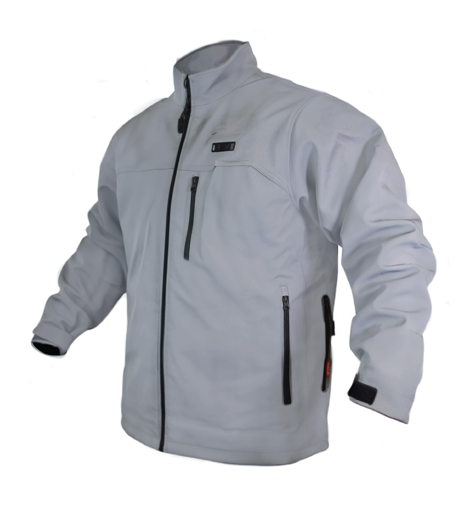 Unisex Premium Battery Operated M-Heated Jacket Kit (US, Alpha, 3X-Large, Regular, Regular, Gray)