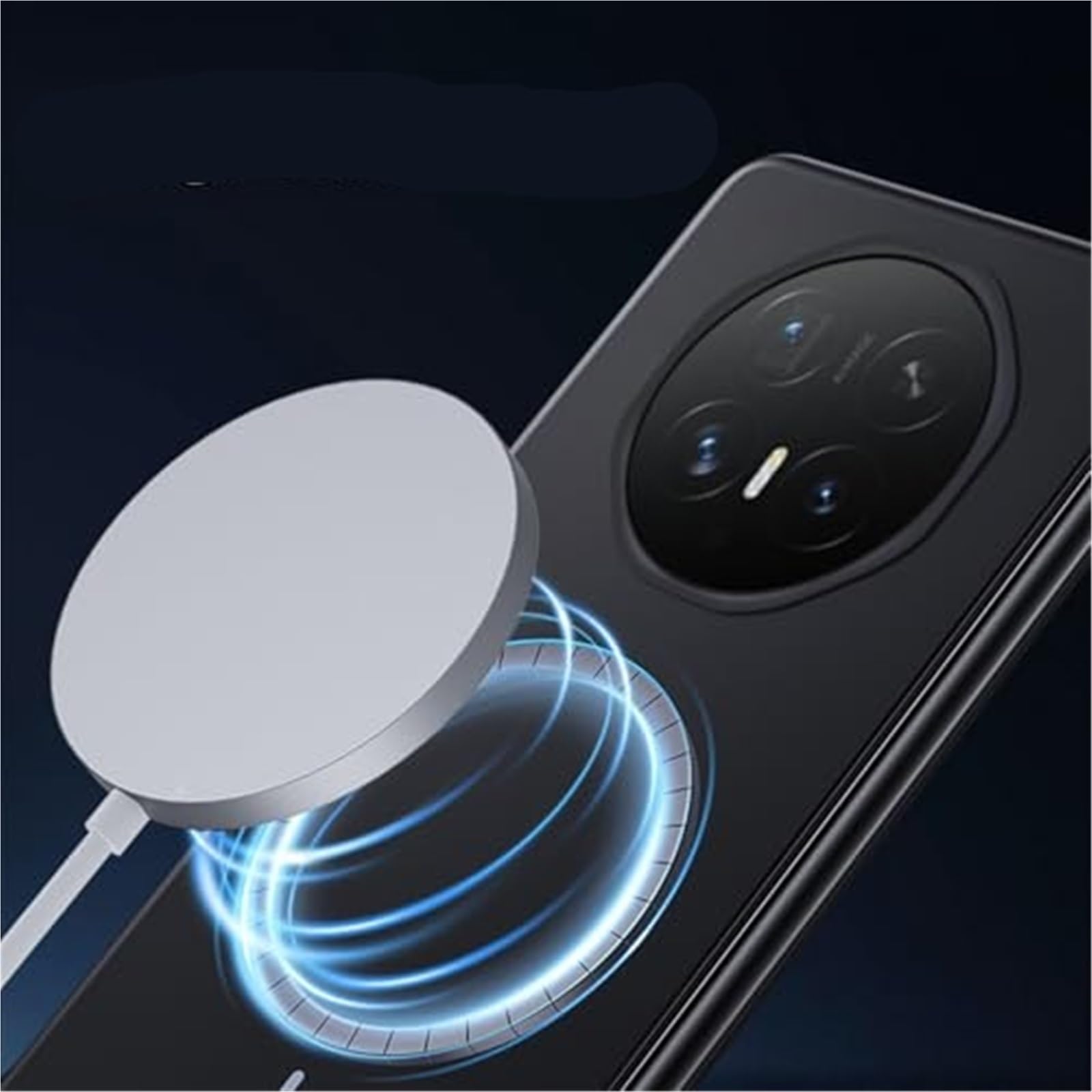 Etui do Huawei Honor Magic V6, magnetyczne etui z antypoślizgowym super smukłym wsparciem bezprzewodowego ładowania (szare)