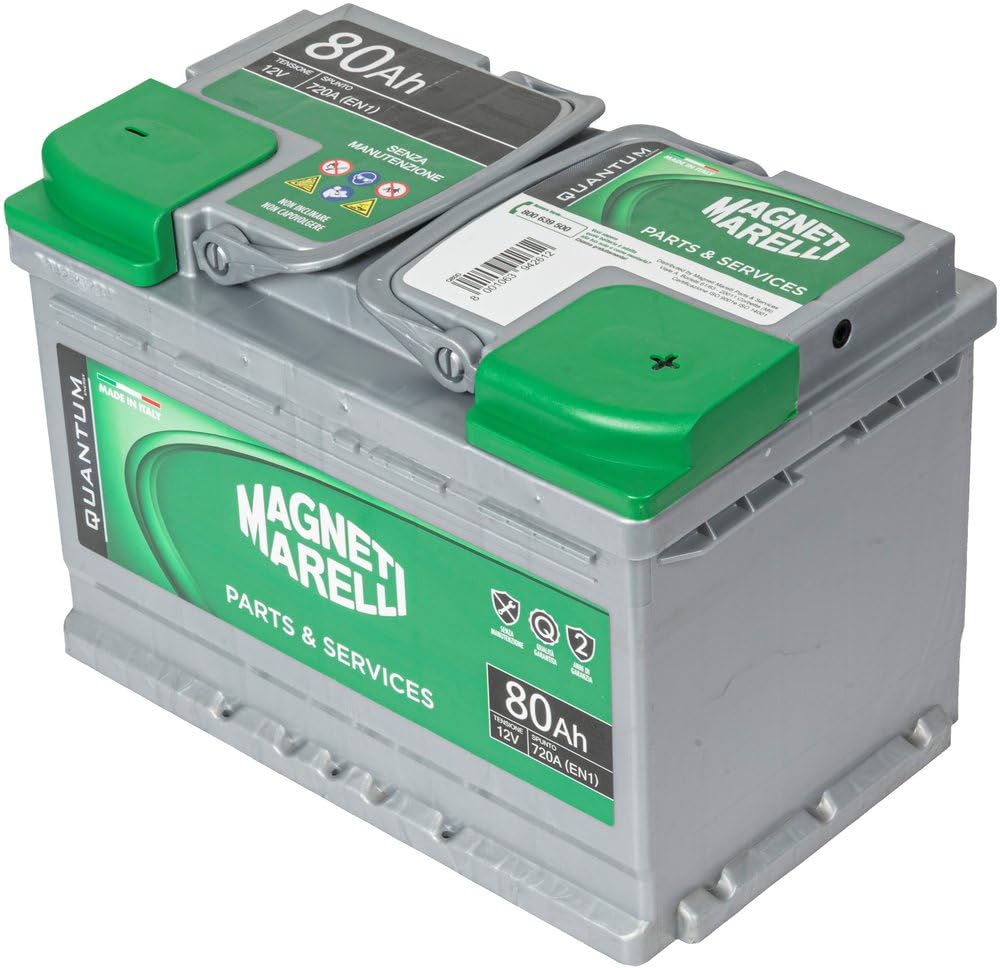 Magneti Marelli - Batería para coche, 80 Ah, 12 V, 720 A, EN1, para caja L3B