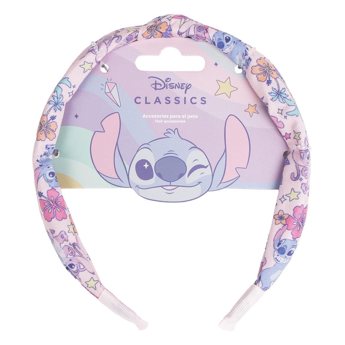 Disney Stitch opaska do włosów z nadrukiem ściegu dla dziewcząt