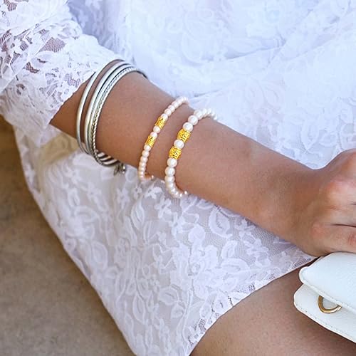 Miniatura 5 de Cuentas espaciadoras de columna de 3.53 oz de estilos variados, tubo de barril de aleación, cuentas espaciadoras sueltas, accesorios para