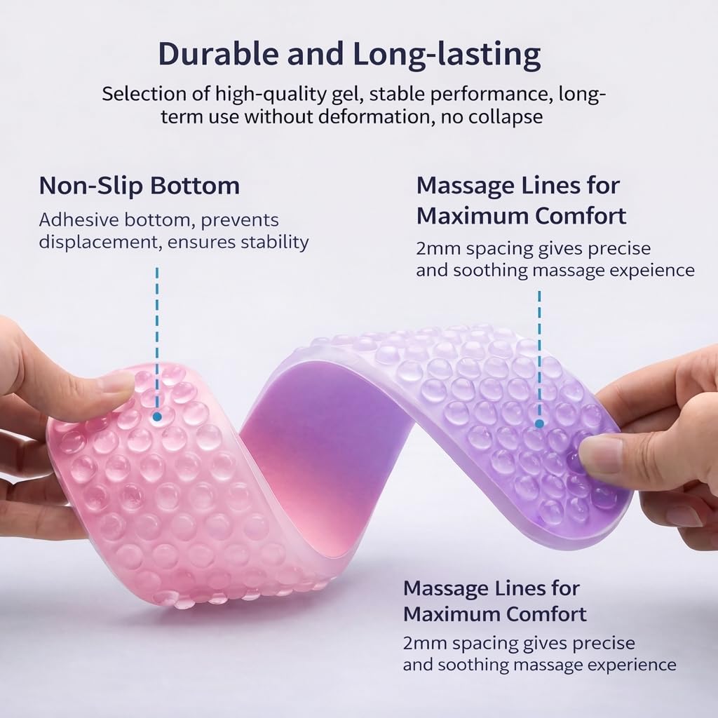 Joli repose-poignet ergonomique en gel pour le bureau et les jeux, soutien pour soulager la fatigue du poignet, coussinet en gel antidérapant pour un confort de frappe tout au long de la journée, ne