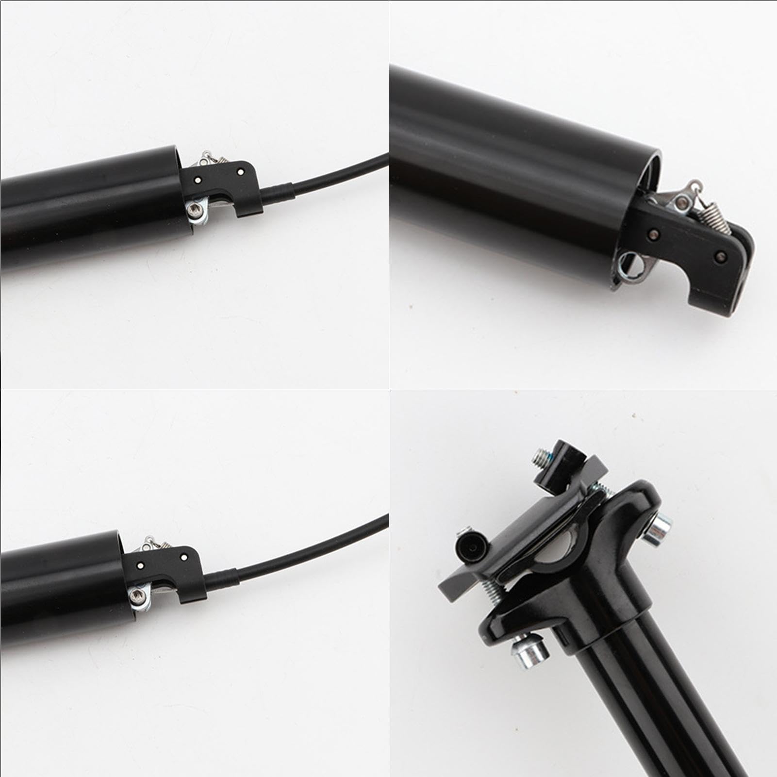 Reggisella Per Bicicletta 30.9/31.6mm Lega Alluminio Attrezzo Regolabile | Reggisella a Sgancio Rapido per Viaggio in Bicicletta Pendolarismo Spedizioni Giardino