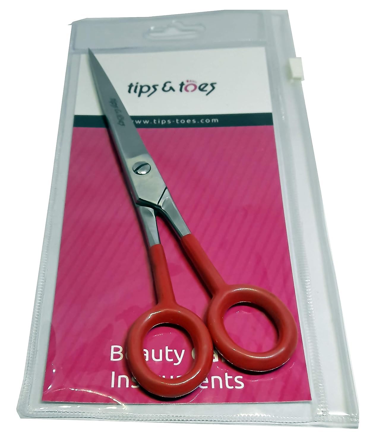 Hair Cutting Scissors Razor Edge Stainless Steel (17cm) - For Men Women Hair Styling - PVC Grip – Cutting Trimming Barber Scissors For Salon/Home Use