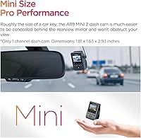 Vista 4 de VIOFO Dash Cam A119 Mini 2, sensor STARVIS 2, 2K 60 fps/HDR 30 fps con control de voz para coche con Wi-Fi GPS de 5 GHz, visión nocturna 2.0, modo