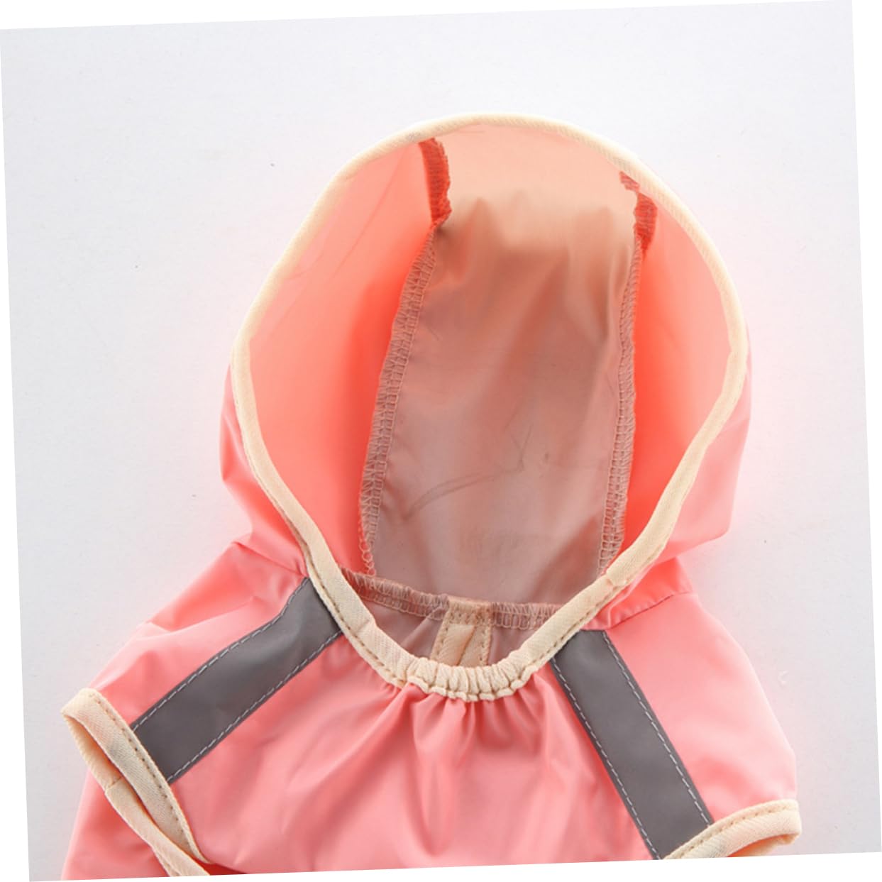 Happyyami Reflective Dog Raincoat Hooded Jumpsuit for Pet Safety Rainy Weather Pink XL Comfortable Wear Resistant Design for Daily Use for Spring Summer Walks