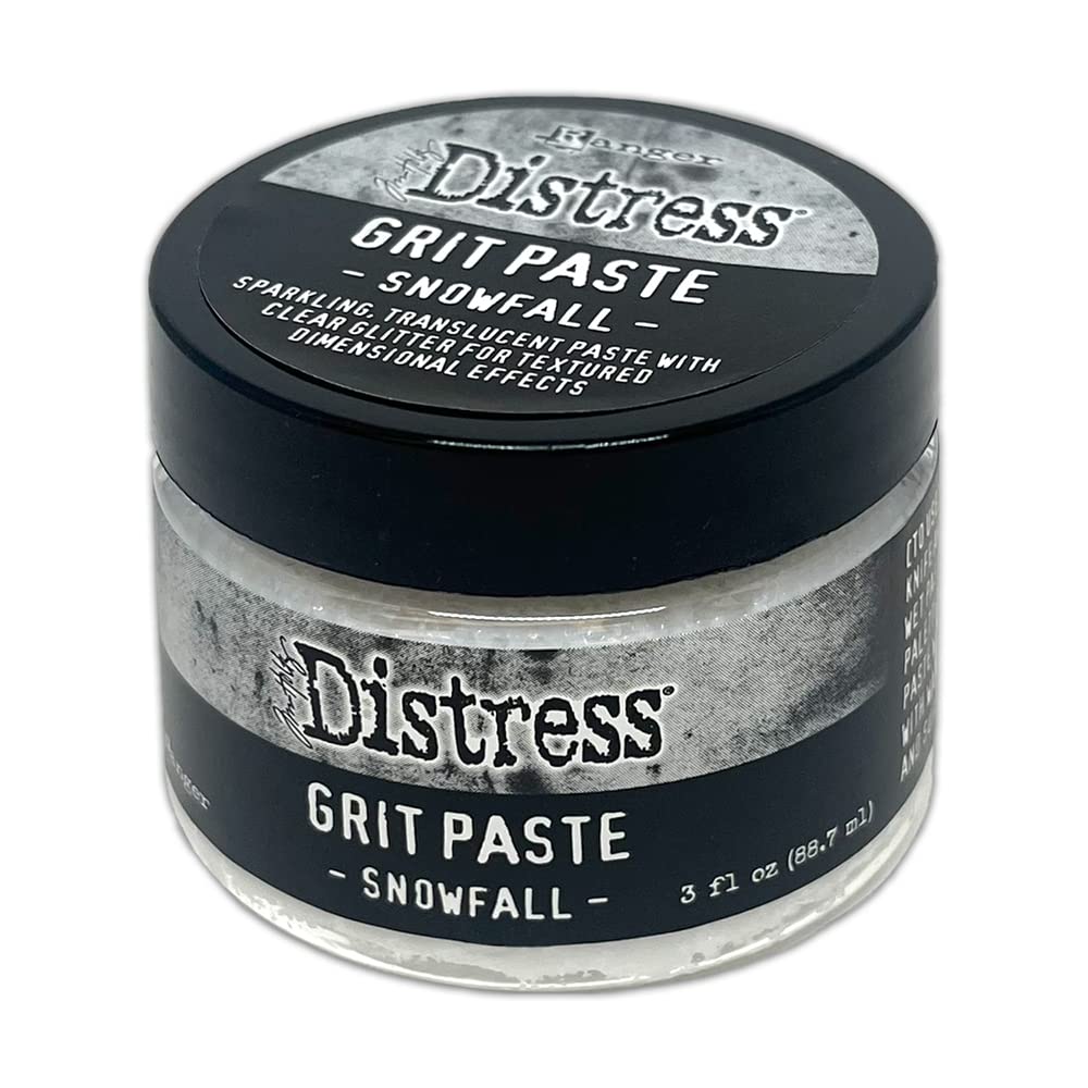 Ranger Tim Holtz-Distress-Holiday Grit Paste-Snowfall, Jar Size 88.7 ml-image-16
