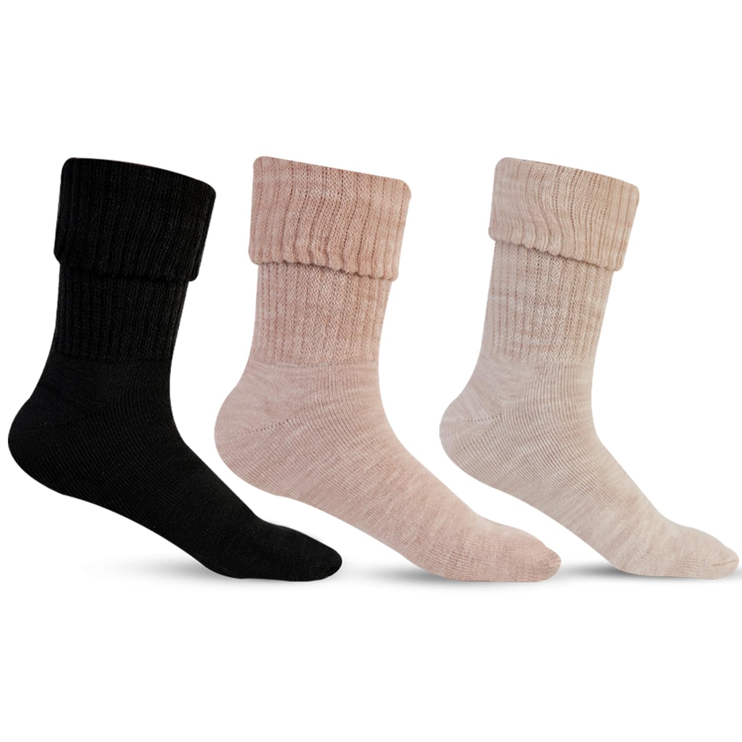 bonjour Cotton Women's Modern Socks (Pack of 3) (Multicolor)(Colors & Print May Vary)-picture-28