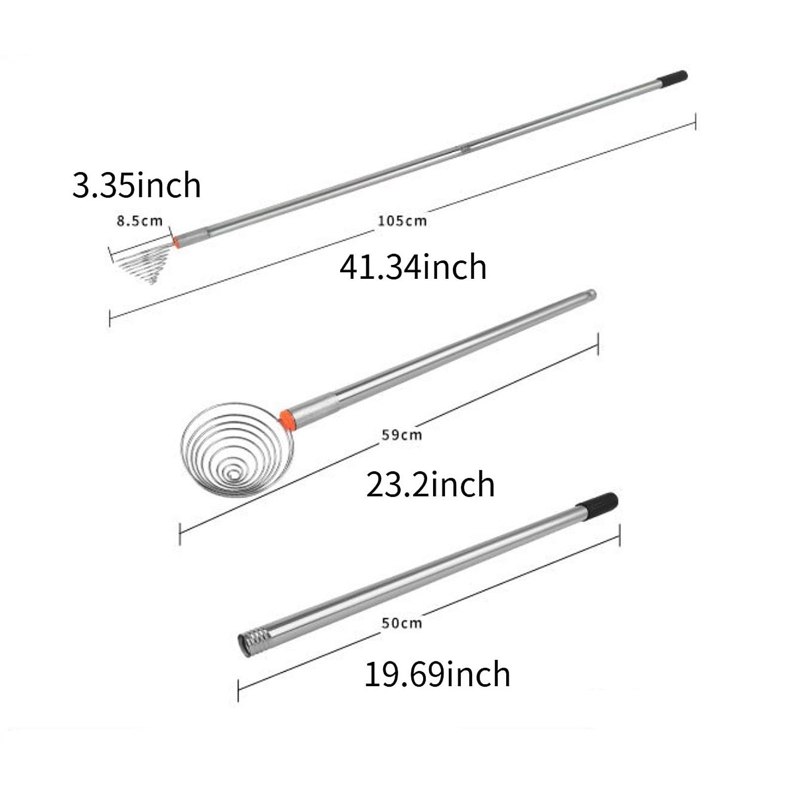 MFMEXUL Shell Collecting Tool Versatile Practical Stainless Steel Pick Eggs Gatherer