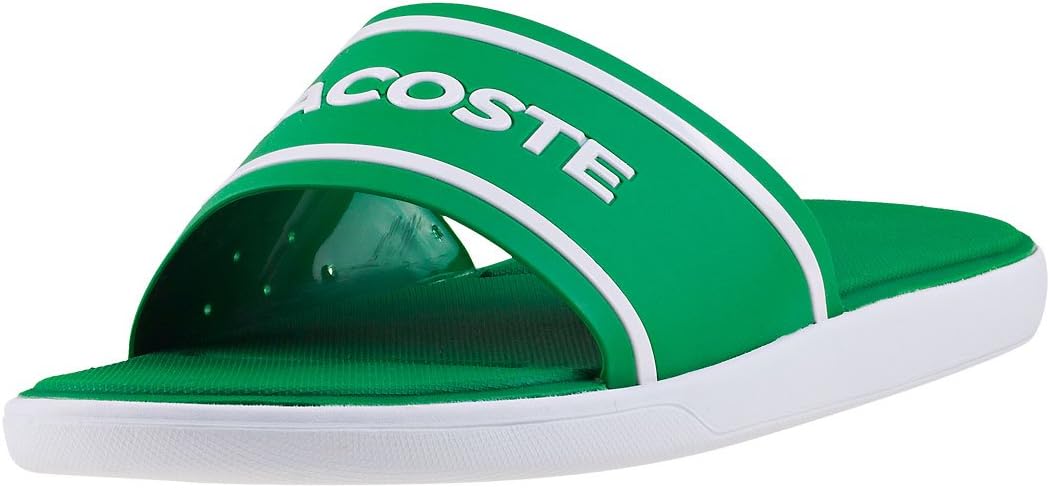 Lacoste Mens L.30 118 2 Slides Open Toe Rubber Summer Lightweight Sandal