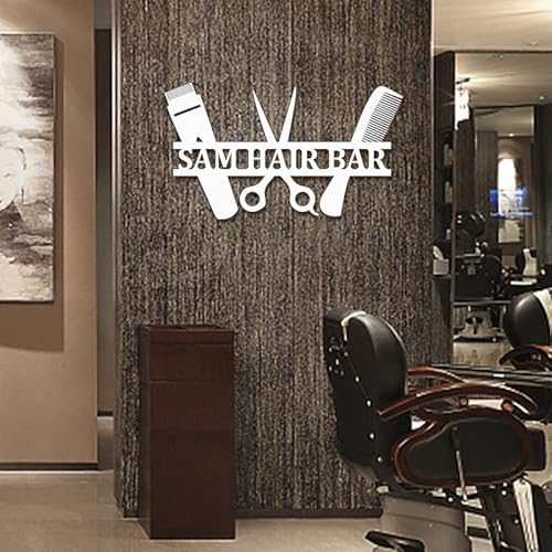 Custom Barber Shop Metal Wall Sign-Personalized Barber Shop Metal Wall Art-Barber Shop Metal Wall Decor-Custom Metal Signs-Personalized Home Decor-Indoor/Outdoor Signs,Customized Gifts #TOP2