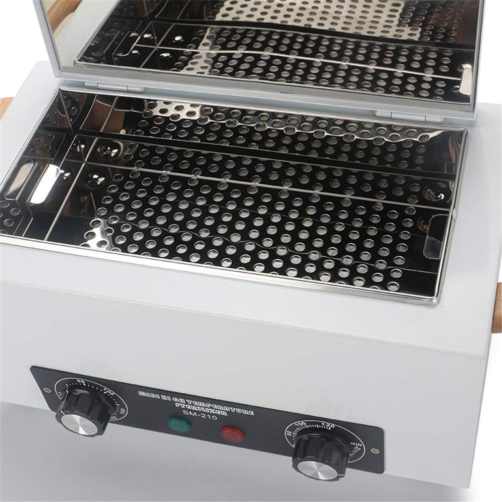 Sterilizzatore scaldasalviette 300W Sterilizzatore per Unghie ad Alta Temperatura con Timer Scatola ionica Manicure Pedicure Spa Attrezzatura per Salone per Bellezza Capelli Tatuag