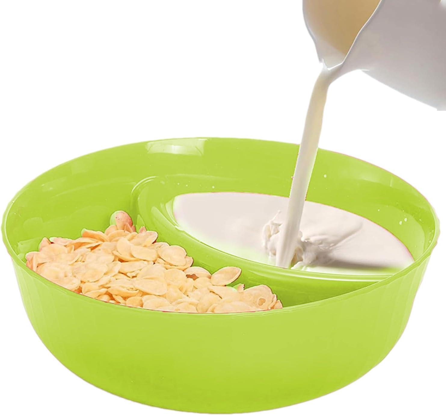 Chip and Dip Bowls - Anti-Soggy Serving Dish for Snack | Stackable Bread Dipping Bowls, Cracker Divided Platters, Sauce Dipping Dish for Salad, Ice Cream, Ketchup, Soup