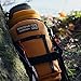 Water Bottle Holder for 32oz Bottles by Wild Wolf Outfitters - Orange - Carry, Protect and Insulate Your Best Flask with This Military Grade Carrier w/ 2 Pockets & an Adjustable Padded Shoulder Strap