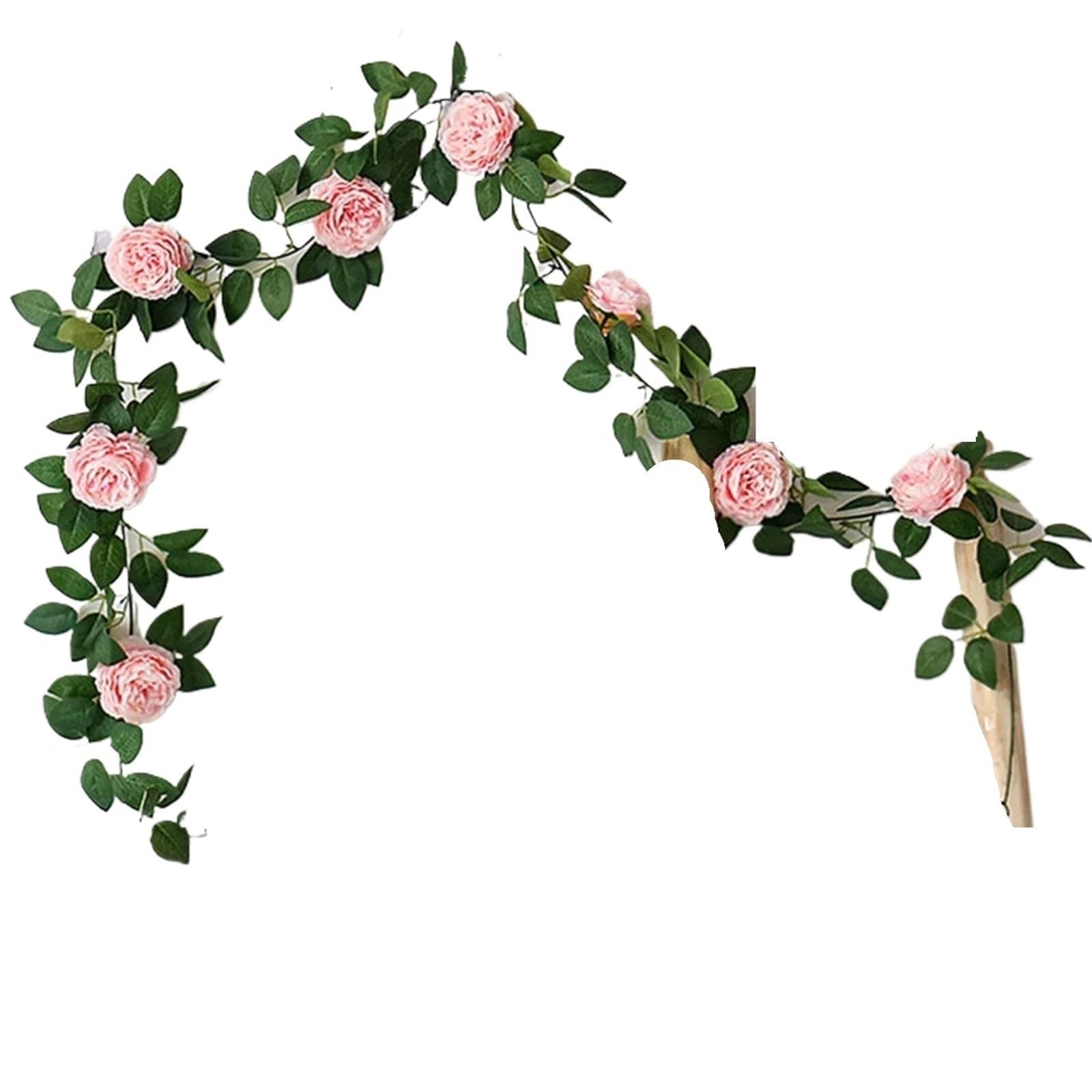 Künstliche Blumengirlande, Wandbehang Efeu Rattan Hausgarten Dekoration Girlande Grünpflanzen for Dekoration(3pcs)