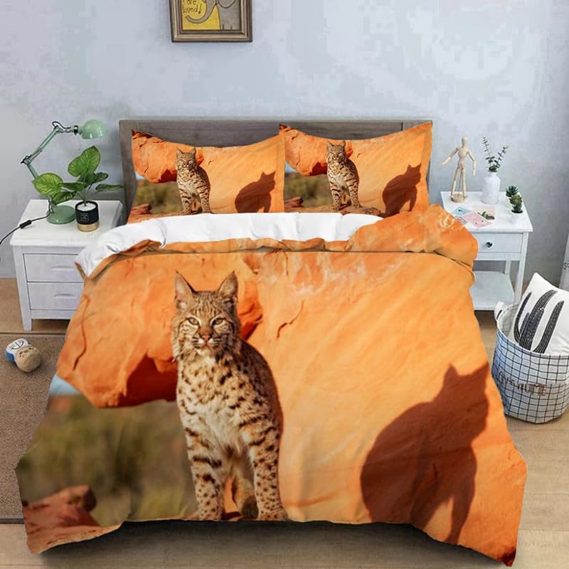 Parure de Lit 220x240 Lynx Orange Créez une Ambiance Chaleureuse dans Votre Chambre