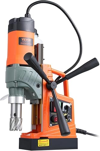 VEVOR Taladro magnético, 1300 W 1.57 pulgadas de diámetro, máquina de perforación de 700 rpm, 2922lbf13000N Prensa eléctrica portátil con velocidad