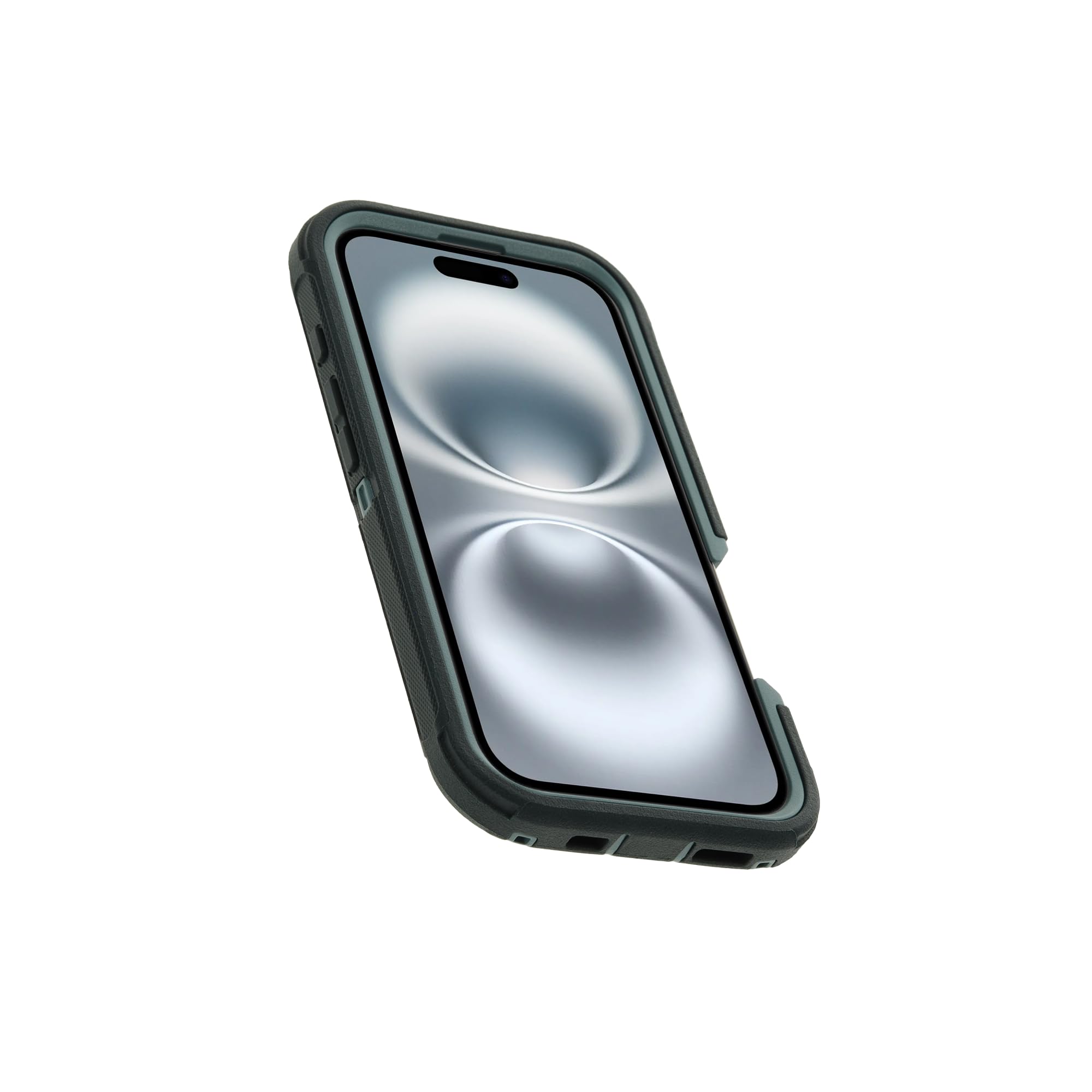 OtterBox Cover Defender Series MagSafe per iPhone 16, custodia protettiva antiurto, a prova di caduta, protezione estrema, testata 7x norme MIL-STD 810G, Verde