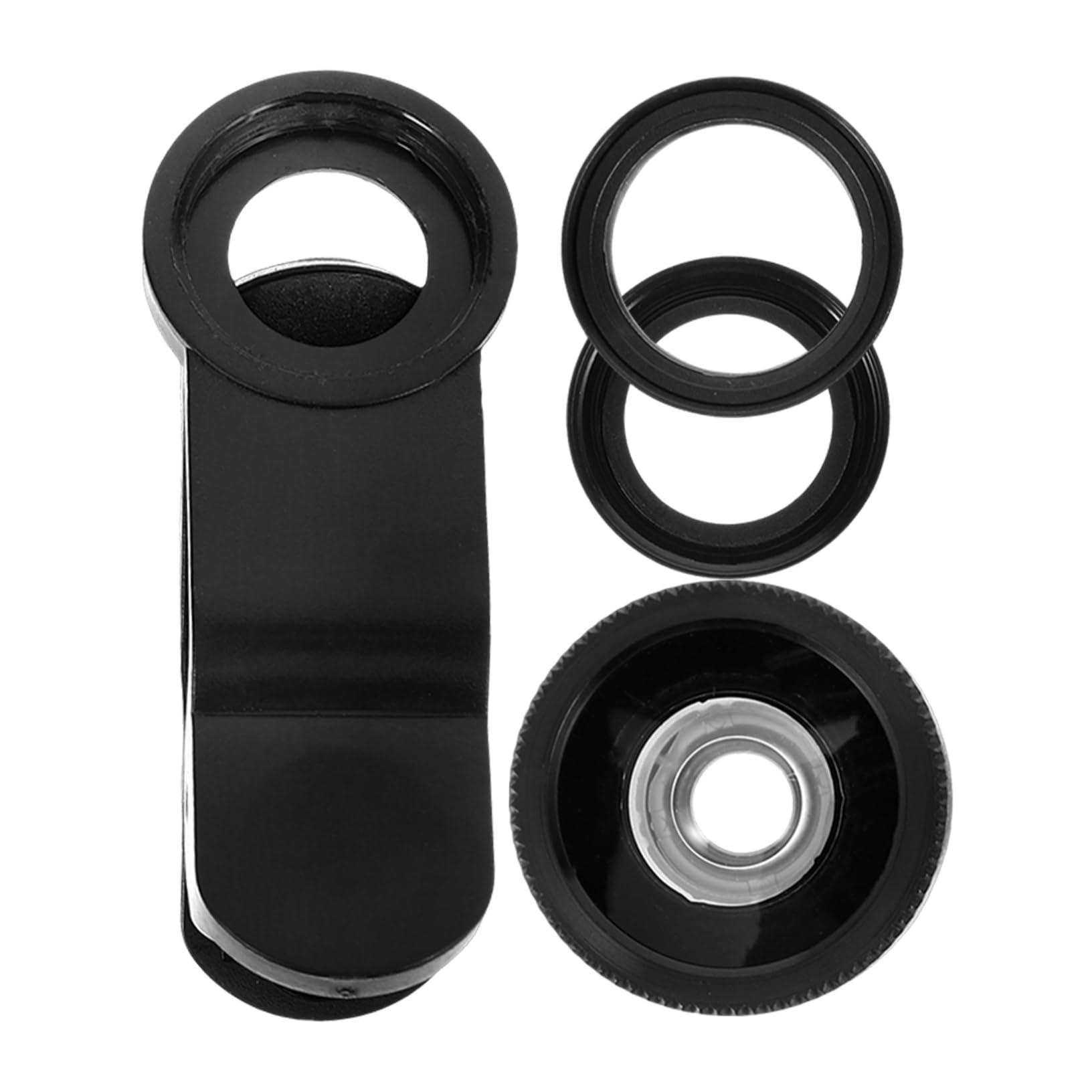 TEHAUX 3-in-1 Phone Camera Lens Kit Wide Angle Macro Fisheye Universal Clip-on Lens for Mobile