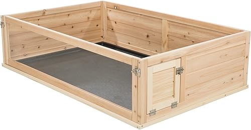 Miniatura 4 de TRIXIE Carrera de madera de interior para animales pequeños con vista, corralito para tortugas, conejillos de indias, hámsters