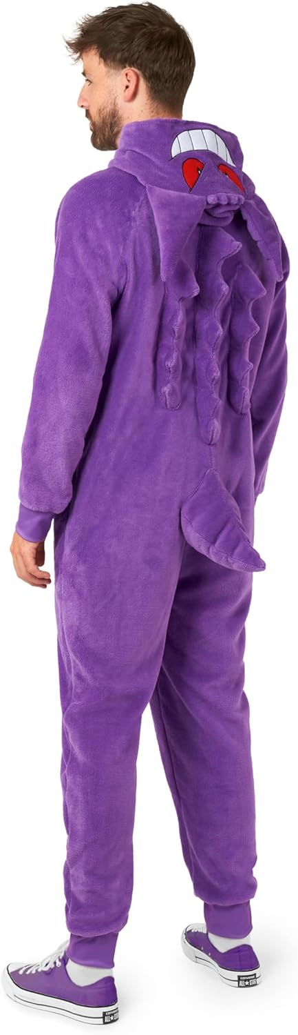 Opposuits Adult Unisex Onesie - Pokémon One-piece Pajamas - Loose Fit - Including Pockets - Yellow