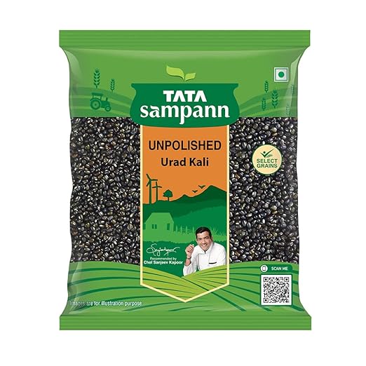 Tata Sampann Unpolished Urad Kali, 500g