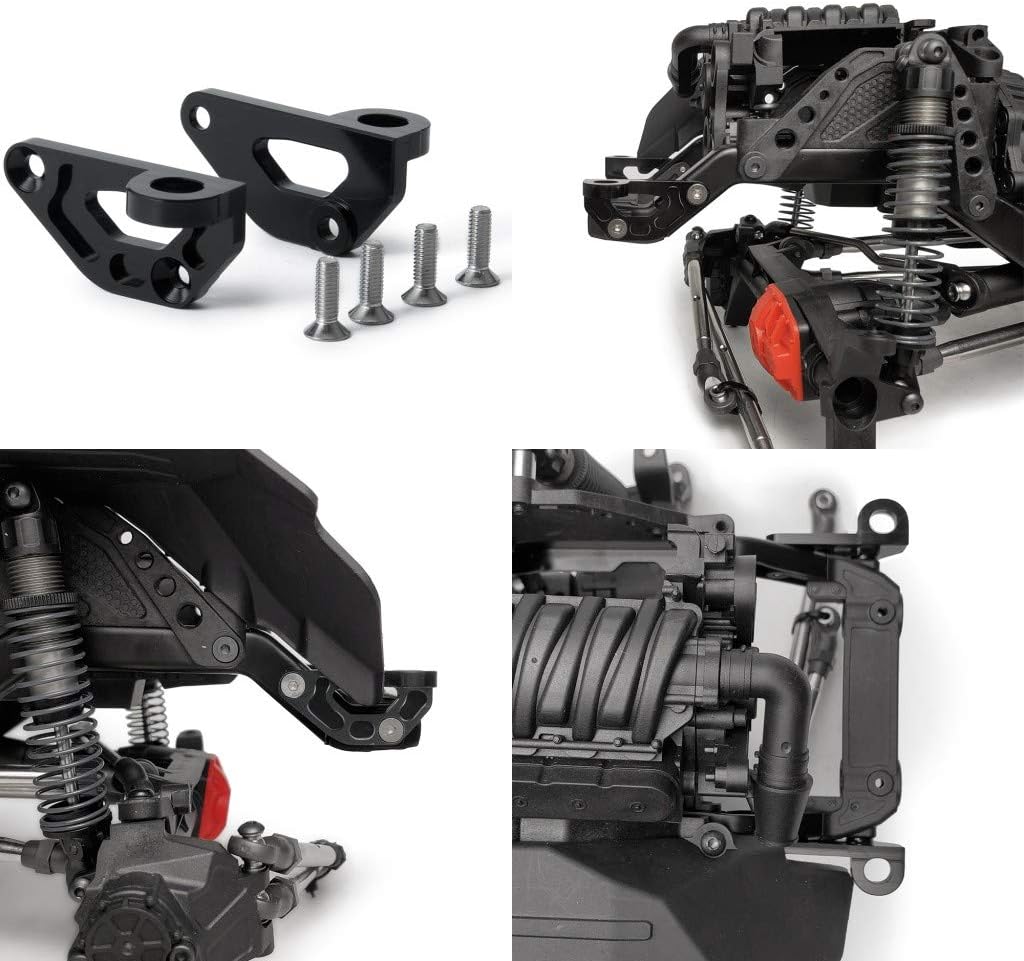 RCLions Aluminum Car Body Shell Mounting Seat for Axial SCX10 iii AXI03007 Upgrades 1/10th RC Crawler Car Accessories