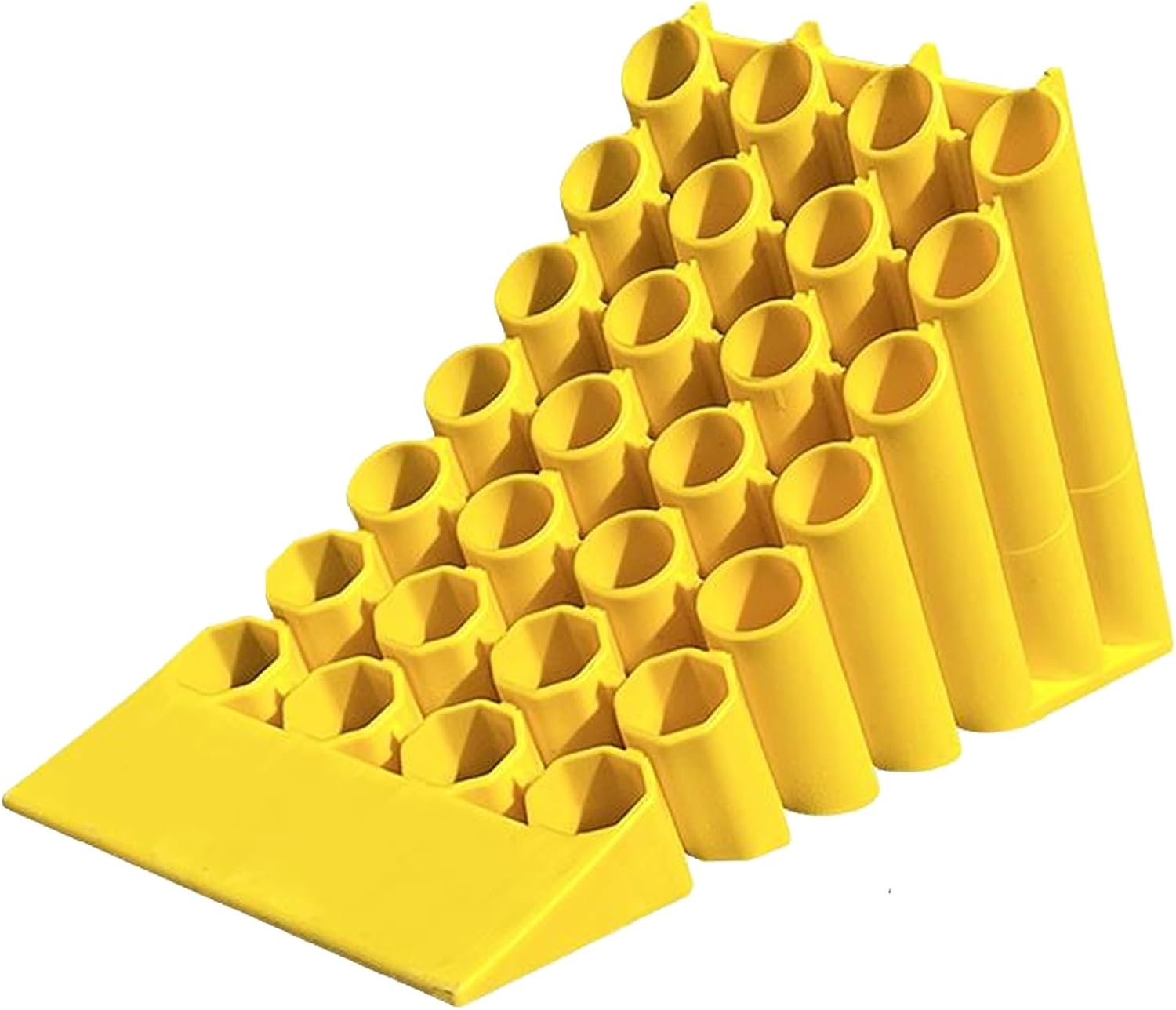 Wheel Chocks for Semi Trucks, Heavy-Duty Large Industrial PE Tire Chocks with Handles for Travel Trailers, Fire Trucks, Commercial Vehicles and RVs