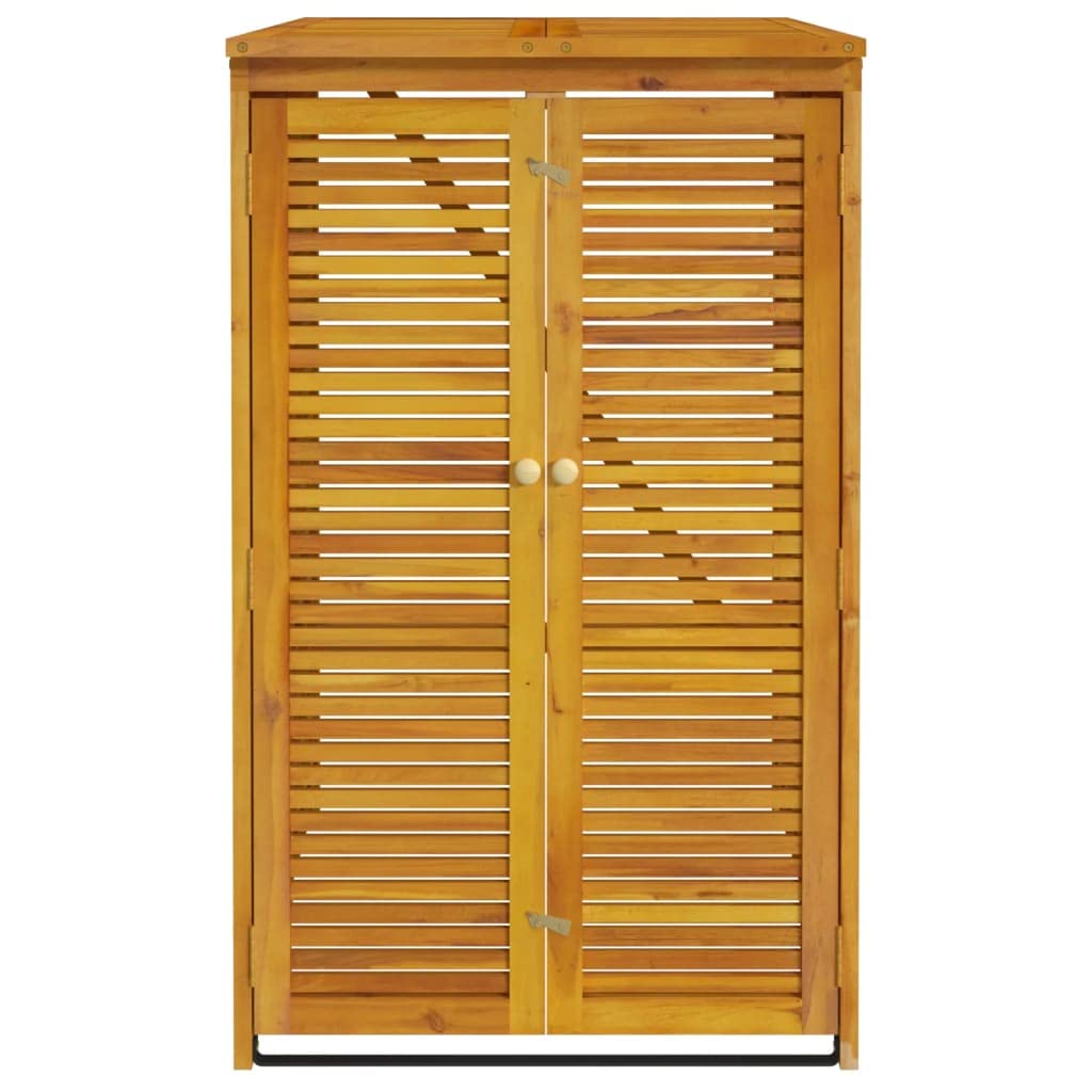 Genérico Cobertizo para Cubo de Basura Madera Maciza Acacia 70x89x117 cm,Casa y jardín,Productos del hogar,Accesorios para contenedores de residuos,Soportes para contenedores de residuos-360027