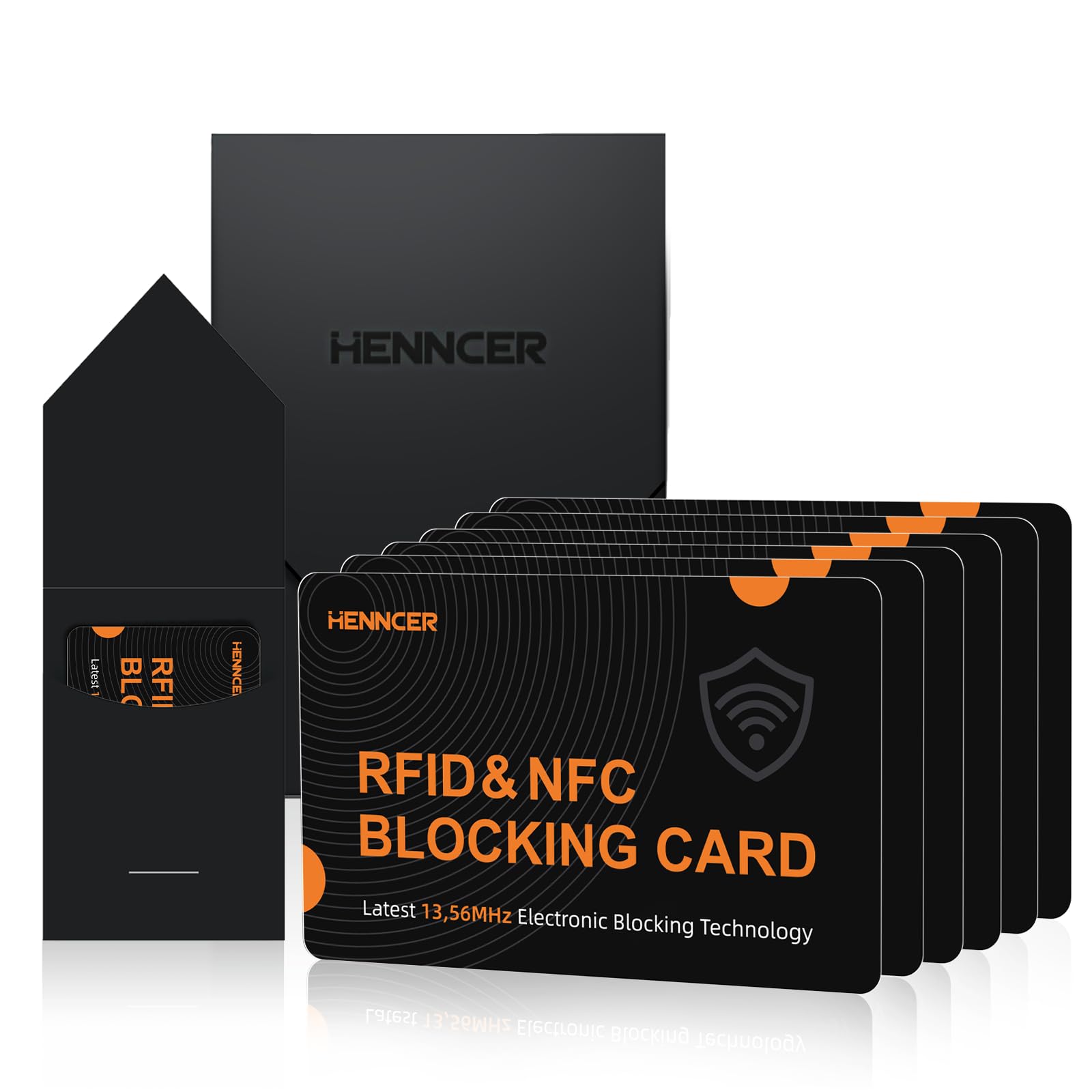 Mens Zipper Hipster Credit Card Holder Black Wallet