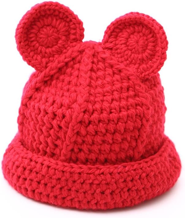 Cute Pussycat Hat Ears Beanie Handmade Winter Warm Knitted Hat Gift