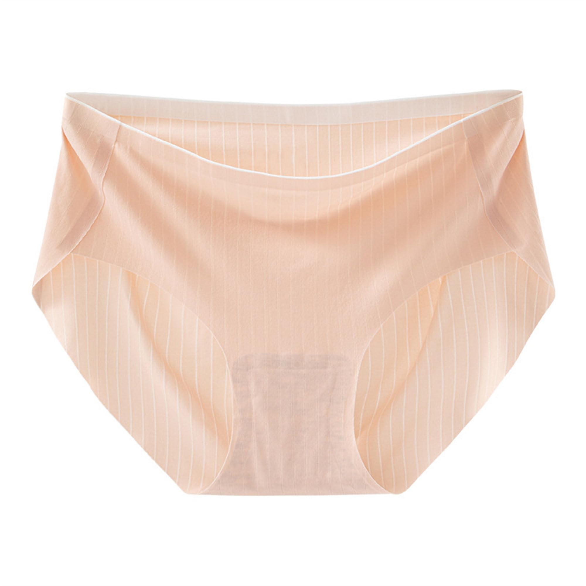 Mutandine da donna senza cuciture, ad asciugatura rapida, invisibili, confezione multipla, elasticizzate, a vita media, mutandine basic da donna (rosa, 5 pezzi, L)