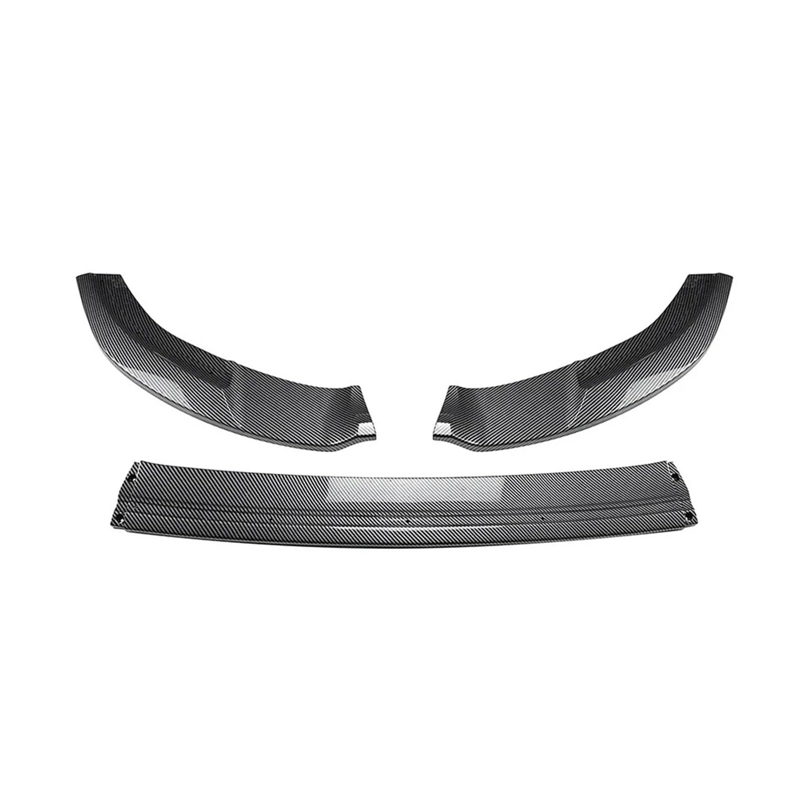 3x Front Bumper Lip Spoiler,Fit For VW, Fit For Golf, 7 MK7 GTI R GTD GTE 2012-2018 Diffuser Side Bumper ABS Splitter Przednia aerodynamiczna warga
