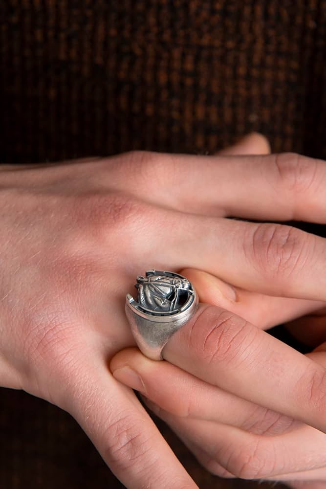 SILVER HORSES リング Sterling Silver 925 Horse Head & Hoof Animal Wrap Ring | eBay