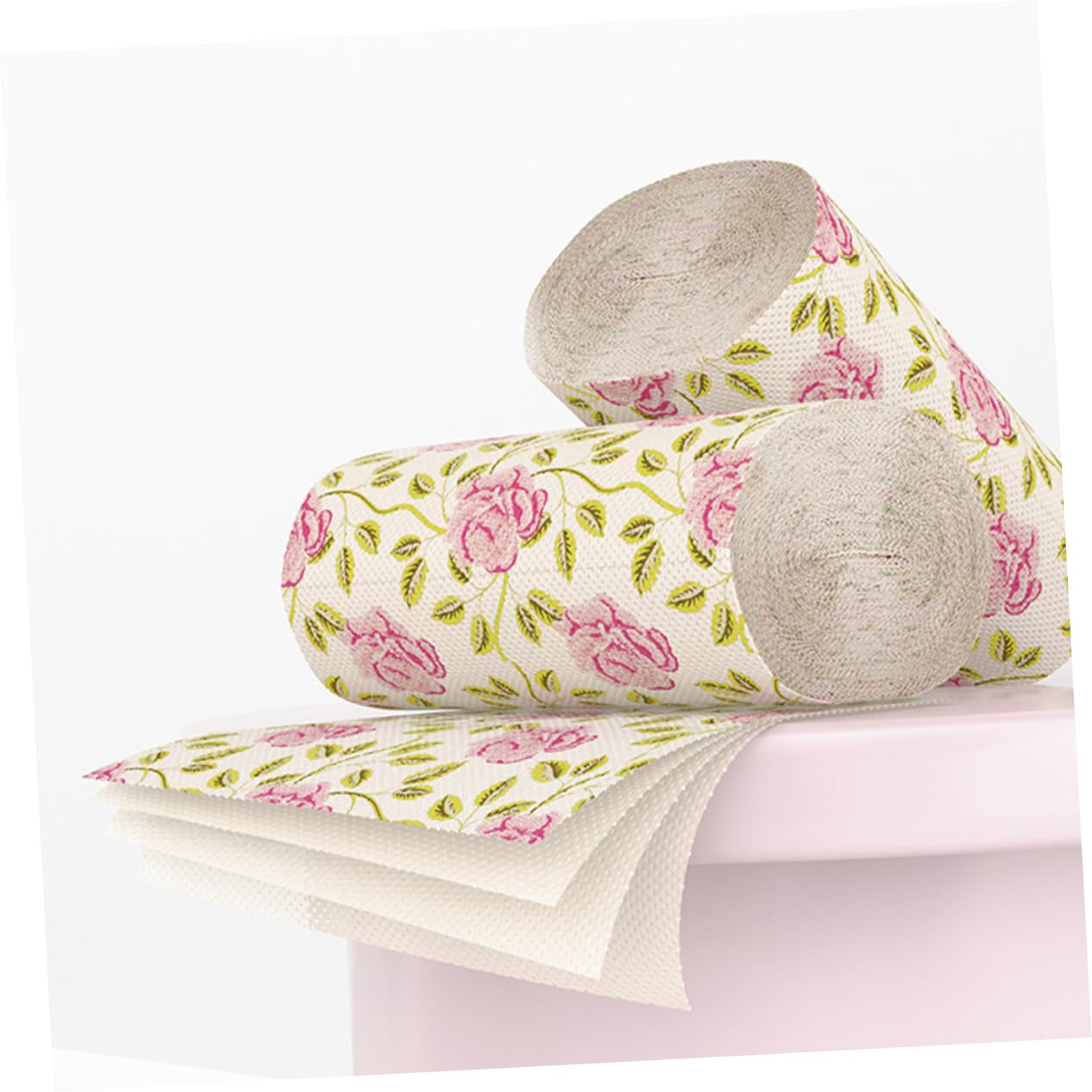 Yardenfun Carta Igienica Resistente e Confortevole in Polpa di Bambù 10 Pezzi e Motivi Distintivi di Rose con Design Elegante per Bagno Casa e Ufficio