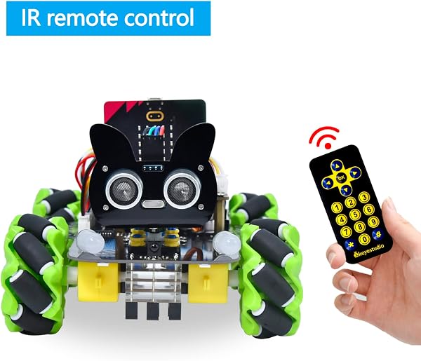 KEYESTUDIO BBC Microbit V2 Starter Kit, Electronic Programming Kit for Teens Adults,Include Micro bit V2, Makecode and Python Code, Barebone PCs - 3
