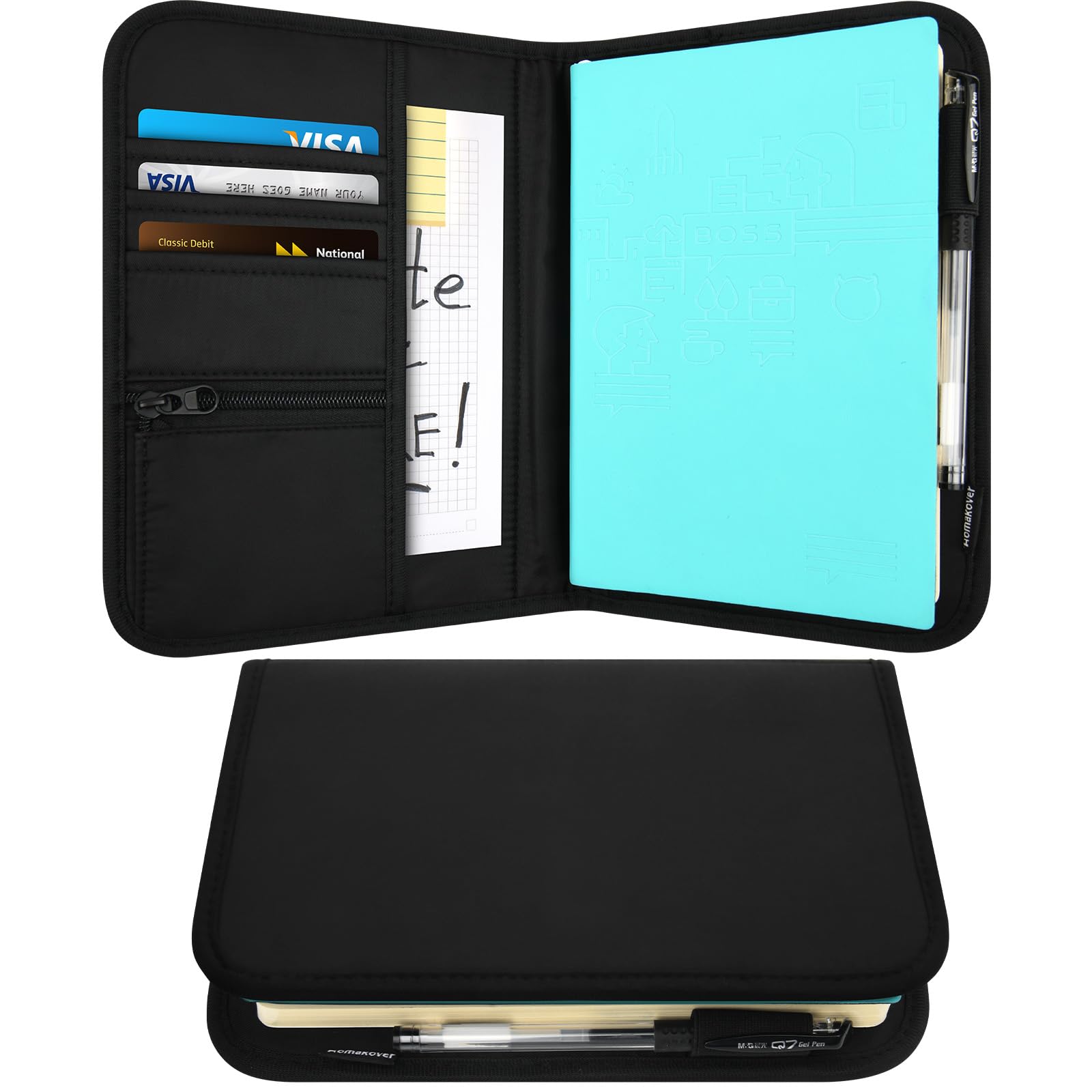 Homakover Notebook Cover for A5 Moleskine LEUCHTTURM Green LogBook Green leader 5.5 * 8.25" Notebooks, Stylish Durable for Journaling & Writing with