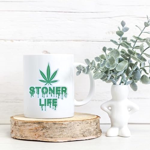 Miniatura 2 de Stoner Life - Calcomanías para marihuana para fumetas  Adhesivo con recubrimiento en polvo para tu laptop, patineta, parachoques de coche, ventana o