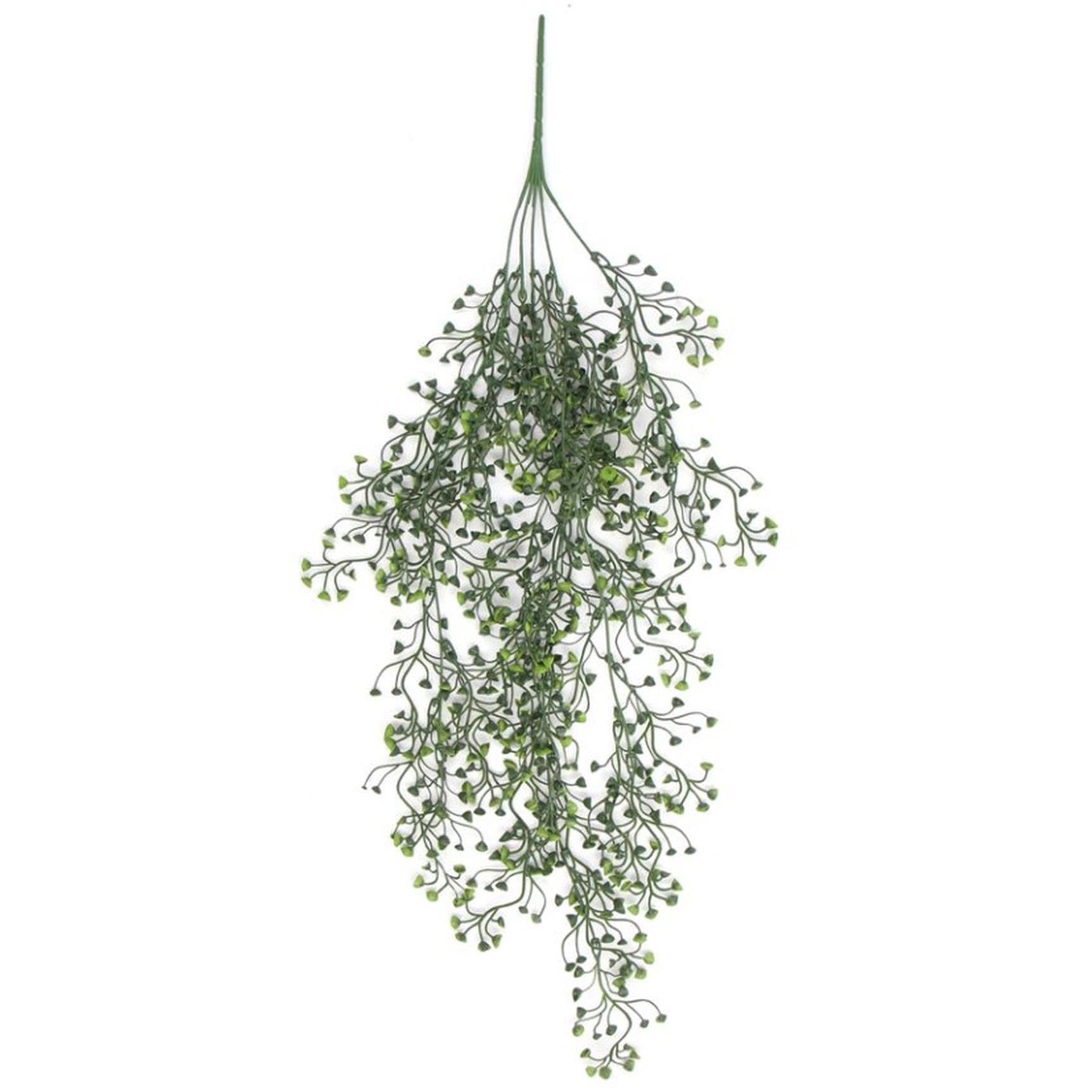 Leaf Hanging Uv And Fire Resistant Artificial String Pearl Plant 75Cm