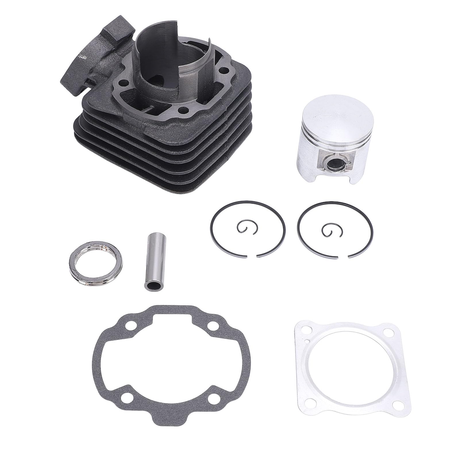 Kit Cilindro a Foro Grande, Anelli a Pistoni a Testa Cilindri Professionisti Pin, con Materiali in Metallo di Alto Grado, per Motori Raffreddati All'aria Verticale