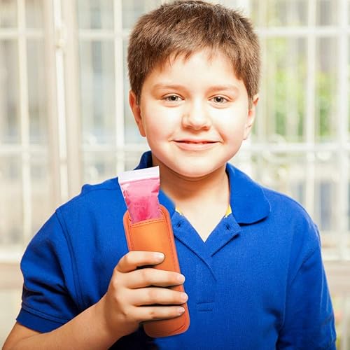 Miniatura 4 de Soporte para paletas de hielo, bolsas aislantes de neopreno, reutilizables, para congelador, anticongelante, 12 unidades