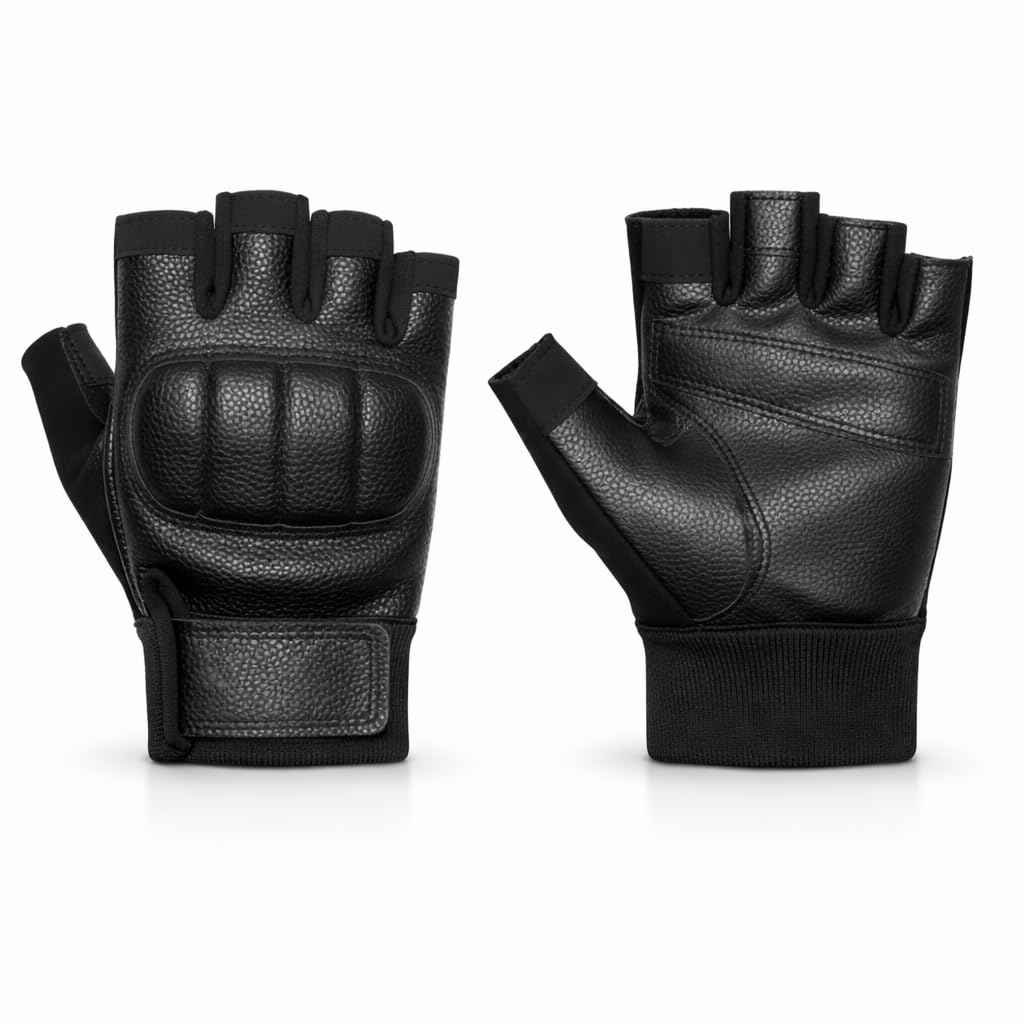 AutokraftZ Bike Gloves for Men/Women Anti-Skid Breathable Comfortable Half Finger Cycling Gloves for Cycling/Workout/Motorcycle/Gym/Training/Hiking/Outdoor Motorcycle Riding Fingerless Gloves-image-46