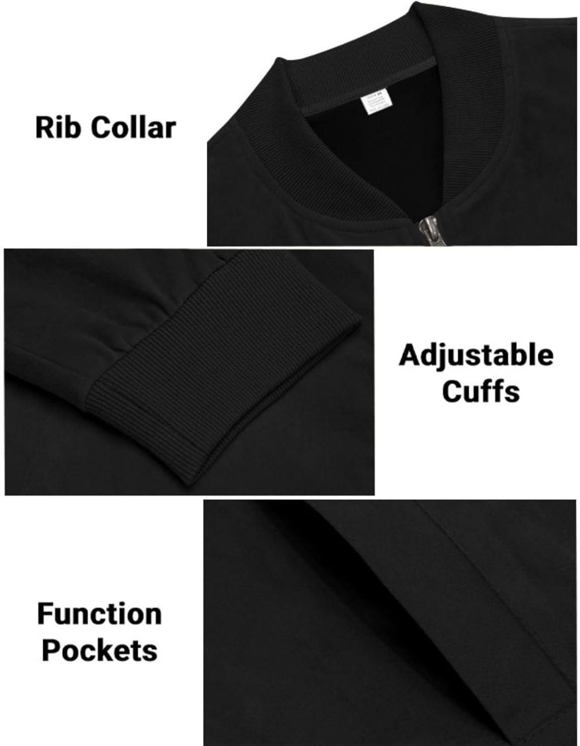 Men's Cardigan Jacket - Solid Color Zipper Front Loose Warm Wear for Autumn Winter Vacation Daily Life - Image 6