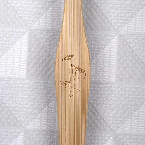 Miniatura 2 de Cepillo de dientes de bambú 'Gemelos y su cigüeña' (TF00018906)